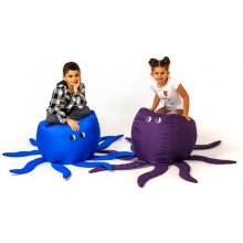 Go Gift Octopus blue Sako bag pouffe L 80 x...