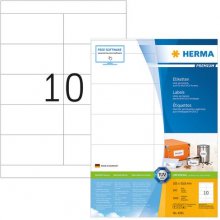 Herma Etiketten Premium A4 weiß 105x50,8 mm...