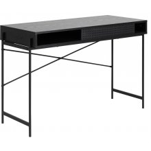 Home4you Desk ANGUS 110x50xH75cm, black