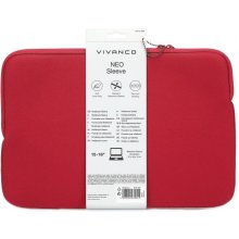 Vivanco sülearvutikott Neo 15-16", punane