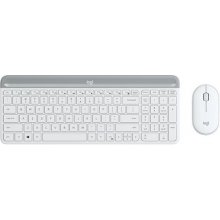 LOGITECH Wireless Keyboard+Mouse MK470 white...
