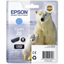 Тонер EPSON Patrone 26 cyan T2612