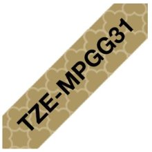 Brother TZE-MPGG31 label-making tape Black...