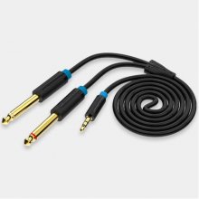 Vention 3.5mm TRS Male to Dual 6.35mm Male...