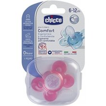 CHICCO Physio Comfort Соска 6-12м, розовая