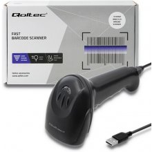 Qoltec 50866 Laser barcode reader 1D | CCD |...