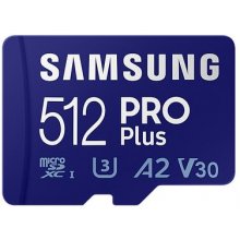 Mälukaart SAMSUNG PRO Plus 512 GB MicroSDXC...