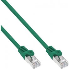 INLINE Patch Cable SF/UTP Cat.5e green 0.5m