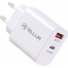 Tellur Dual Port Wall Charger PDHC PD 20W +...