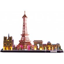 CubicFun City Line 3D-pusle LED-ga Pariis