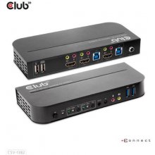 CLUB 3D Club3D KVM Switch 4K60Hz 2x HDMI >...