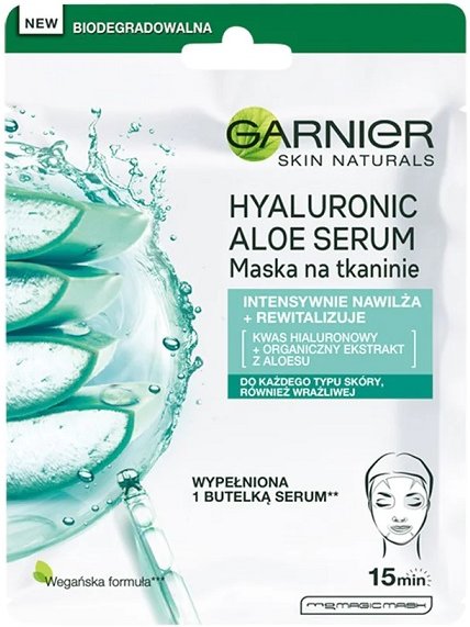 GARNIER Skin Naturals Masque à l'Aloe Hyaluronique - 1 pcs