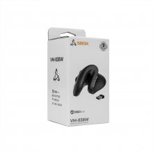 Мышь Sbox VM-838W Vertical Wireless Black