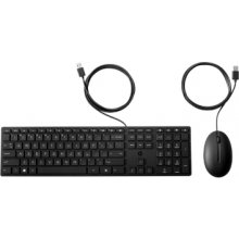 HP 320MK USB Wired Mouse Keyboard Combo -...