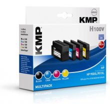 KMP H100V ink cartridge Black, Cyan...