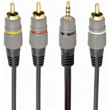 GEMBIRD CABLE AUDIO 3.5MM 4PIN TO 3RCA/AV...
