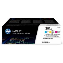 Tooner HP 201X LaserJet Toner Cartridges CMY...