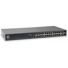 LevelOne Switch 26x GE GEP-2681 2xGSFP 19...