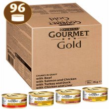 Purina GOURMET GOLD Pieces in sauce Mix of 4...