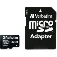 Mälukaart Verbatim Pro 32 GB MicroSDHC UHS...