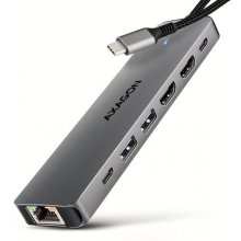 AXAGON HMC-7HX2 USB-C 5Gbps DUAL 4K DISPLAY...