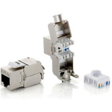 EQUIP Cat.6A Shielded Keystone Jack Toolfree
