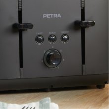 Petra PT5565MBLKVDE 4-Slice Toaster