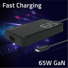 Qoltec Charger 65W PD 5V 20V 3.25A USB C 3.1