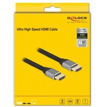 DeLOCK UHS HDMI 48Gbps 8K 60Hz 2m grey -...
