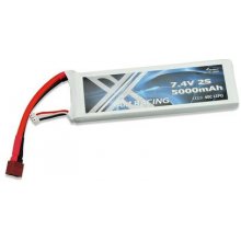 AMEWI Zubehör LiPo Akku 2S 7,4V 5000mAh 40C...