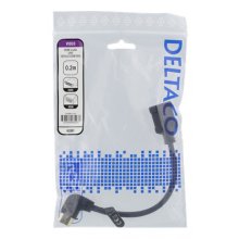 Deltaco Flexible HDMI adapter, 0,2m...