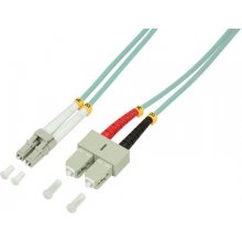 LOGILINK 1m, LC - SC fibre optic cable OM3...