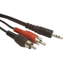 GEMBIRD 5m, 3.5mm/2xRCA, M/M audio cable...