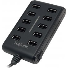 LogiLink UA0125 USB Hub 10-Port USB2.0 with...