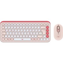 Logitech POP ICON COMBO MOUSE AND KB ROSE -...