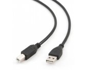 Gembird USB2 AM-BM - 1m - Black - USB-B...