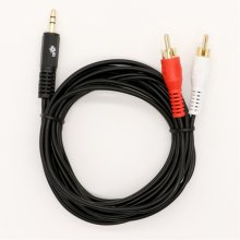 TB Cable 3,5mm MiniJack -2x RCA M/M 2,5m