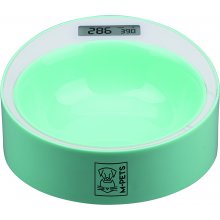 MPETS Petfood bowl with e.scale, green
