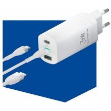 Charger 65W 2xUSB-C + USB-A GaN PD QC