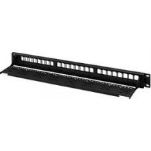 DELTACO 19 "patch panel, 24 ports, without...