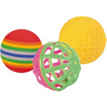 TRIXIE Toy balls, 3.5–4 cm, 3 pcs