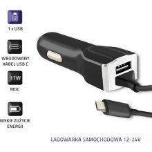 QOC Car charger 12-24V 5V/3.4A USB+USB typC
