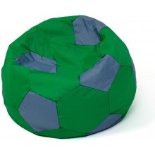 Go Gift Soccer Sako bag pouffe green-grey L...