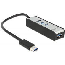 DeLOCK USB-HUB 4-Port USB3.0, Aluline extern