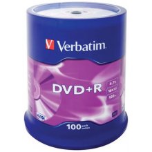Verbatim DVD+R Matt Silver 4.7 GB 100 pc(s)
