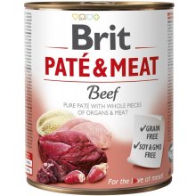 Brit Paté & Meat with Beef - wet dog food -...