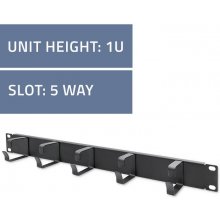 Qoltec Cable organizer for 19inches RACKs...