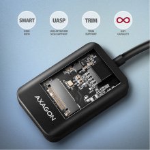 AXAGON ADM2-CM USB-C adapter Gen 2 M.2...