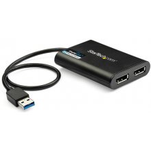 StarTech.com USB TO DUAL DP ADAPTER 4K 60HZ...