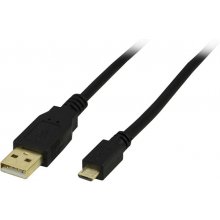 DELTACO Cable USB 2.0 "A-micro B", 1.0m...